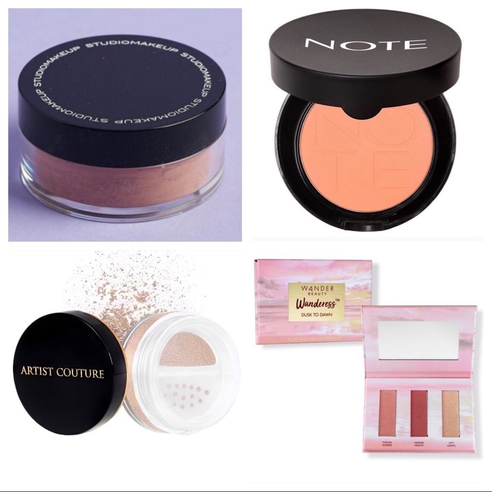 Multiple Blush and Highlighter Bundle